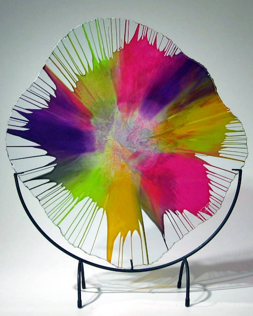 Click to view detail for DD-240703 Energy Web Lime Green, Fuchsia, Purple 